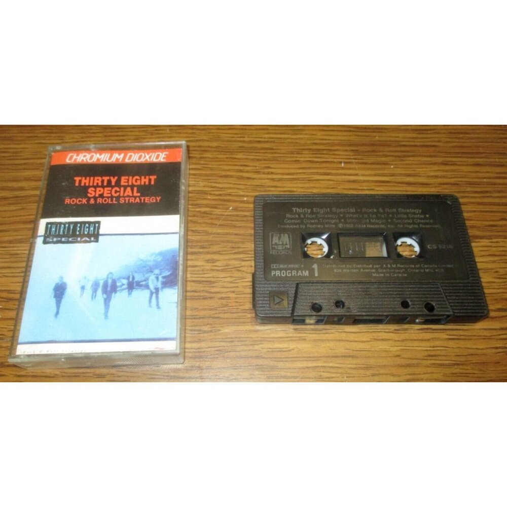 38 Special - Rock & Roll Strategy on cassette (A & M Records Canada, 1988)